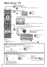 Предварительный просмотр 16 страницы Panasonic Viera TX-P42V20E Operating Instructions Manual