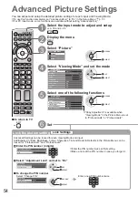 Предварительный просмотр 54 страницы Panasonic Viera TX-P42V20E Operating Instructions Manual