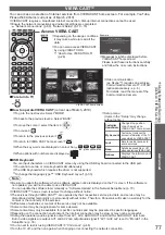 Предварительный просмотр 77 страницы Panasonic Viera TX-P42V20E Operating Instructions Manual