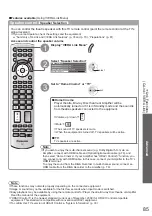 Предварительный просмотр 85 страницы Panasonic Viera TX-P42V20E Operating Instructions Manual