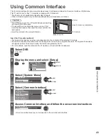 Preview for 49 page of Panasonic Viera TX-P42X50B Operating Instructions Manual