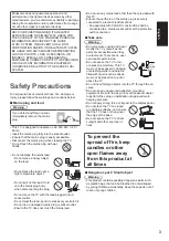 Preview for 3 page of Panasonic Viera TX-P42X60E Operating Instructions Manual