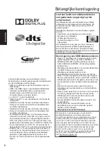 Preview for 18 page of Panasonic Viera TX-P42X60E Operating Instructions Manual