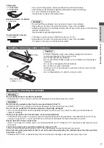 Preview for 7 page of Panasonic Viera TX-P42XT50Y Operating Instructions Manual