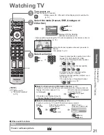 Preview for 21 page of Panasonic VIERA TX-P46Z1B Operating Instructions Manual