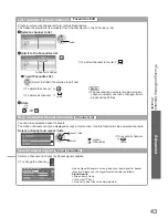 Предварительный просмотр 43 страницы Panasonic VIERA TX-P46Z1B Operating Instructions Manual