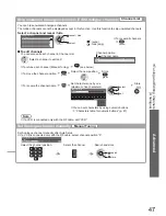 Preview for 47 page of Panasonic VIERA TX-P46Z1B Operating Instructions Manual