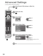 Предварительный просмотр 54 страницы Panasonic VIERA TX-P46Z1B Operating Instructions Manual