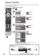 Предварительный просмотр 56 страницы Panasonic VIERA TX-P46Z1B Operating Instructions Manual