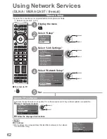 Предварительный просмотр 62 страницы Panasonic VIERA TX-P46Z1B Operating Instructions Manual