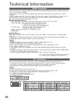 Preview for 88 page of Panasonic VIERA TX-P46Z1B Operating Instructions Manual