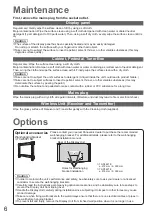 Preview for 6 page of Panasonic Viera TX-P46Z1E Operating Instructions Manual