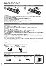 Preview for 8 page of Panasonic Viera TX-P46Z1E Operating Instructions Manual