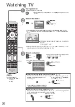 Preview for 20 page of Panasonic Viera TX-P46Z1E Operating Instructions Manual