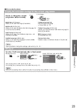 Preview for 23 page of Panasonic Viera TX-P46Z1E Operating Instructions Manual