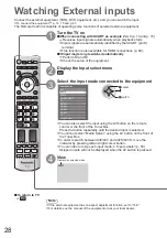 Preview for 28 page of Panasonic Viera TX-P46Z1E Operating Instructions Manual