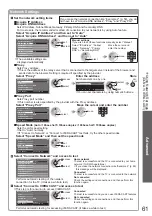 Preview for 61 page of Panasonic Viera TX-P46Z1E Operating Instructions Manual