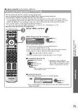 Preview for 75 page of Panasonic Viera TX-P46Z1E Operating Instructions Manual