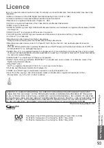 Preview for 93 page of Panasonic Viera TX-P46Z1E Operating Instructions Manual