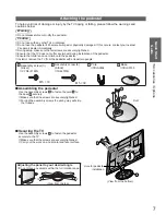 Предварительный просмотр 7 страницы Panasonic Viera TX-P50VT20B Operating Instructions Manual