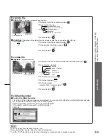 Preview for 89 page of Panasonic Viera TX-P50VT20B Operating Instructions Manual