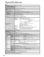 Предварительный просмотр 118 страницы Panasonic Viera TX-P50VT20BA Operating Instructions Manual