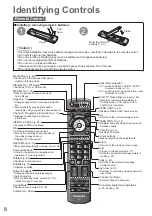 Предварительный просмотр 8 страницы Panasonic Viera TX-P50VT20E Operating Instructions Manual