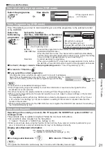 Предварительный просмотр 21 страницы Panasonic Viera TX-P50VT20E Operating Instructions Manual