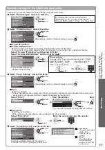 Предварительный просмотр 77 страницы Panasonic Viera TX-P50VT20E Operating Instructions Manual