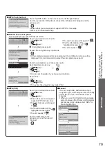 Предварительный просмотр 79 страницы Panasonic Viera TX-P50VT20E Operating Instructions Manual