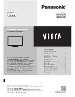 Panasonic Viera TX-P50VT50E Operating Instructions Manual preview