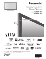 Panasonic VIERA TX-P58V10B Operating Instructions Manual предпросмотр