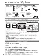 Предварительный просмотр 6 страницы Panasonic VIERA TX-P58V10B Operating Instructions Manual