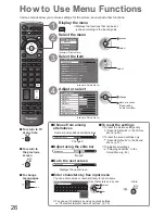 Предварительный просмотр 26 страницы Panasonic VIERA TX-P58V10B Operating Instructions Manual