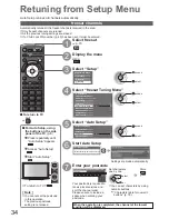 Предварительный просмотр 34 страницы Panasonic VIERA TX-P58V10B Operating Instructions Manual