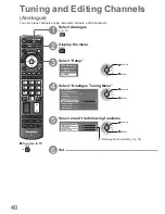 Предварительный просмотр 40 страницы Panasonic VIERA TX-P58V10B Operating Instructions Manual