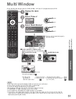 Предварительный просмотр 51 страницы Panasonic VIERA TX-P58V10B Operating Instructions Manual