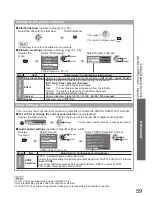 Предварительный просмотр 59 страницы Panasonic VIERA TX-P58V10B Operating Instructions Manual