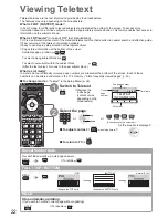 Предварительный просмотр 22 страницы Panasonic Viera TX-P65VT20L Operating Instructions Manual