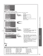 Предварительный просмотр 41 страницы Panasonic Viera TX-P65VT20L Operating Instructions Manual