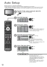 Предварительный просмотр 12 страницы Panasonic Viera TXL32C20EA Operating Instructions Manual