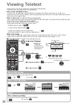 Предварительный просмотр 20 страницы Panasonic Viera TXL32C20EA Operating Instructions Manual