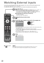 Preview for 22 page of Panasonic Viera TXL32C20EA Operating Instructions Manual