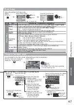 Предварительный просмотр 47 страницы Panasonic Viera TXL32C20EA Operating Instructions Manual