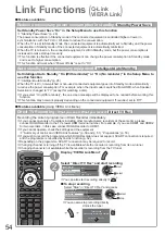 Предварительный просмотр 54 страницы Panasonic Viera TXL32C20EA Operating Instructions Manual