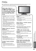 Предварительный просмотр 65 страницы Panasonic Viera TXL32C20EA Operating Instructions Manual