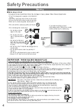 Preview for 4 page of Panasonic Viera TXL32C2B Operating Instructions Manual