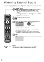 Preview for 24 page of Panasonic Viera TXL32C2B Operating Instructions Manual