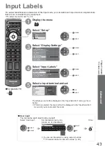 Preview for 43 page of Panasonic Viera TXL32C2B Operating Instructions Manual