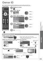 Preview for 45 page of Panasonic Viera TXL32C2B Operating Instructions Manual